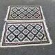 Pair of hand-knotted Berber Persian rugs in wool 81x131 cm