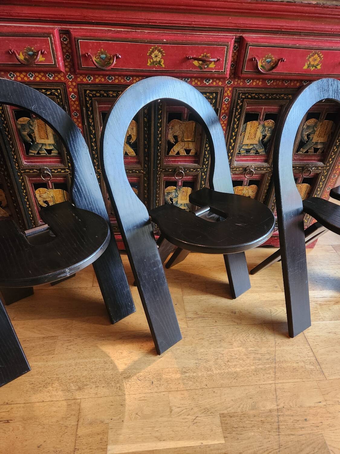 Set of 4 folding chairs TS by Roger Tallon 1970