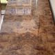 art deco sideboard in elm burl