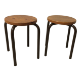 Stackable workshop stool pairs