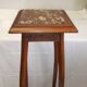 Wooden side table, pedestal console, 110 cm, plant stand, statue, sculpture