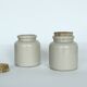Lot de 2 pots à moutarde en grès