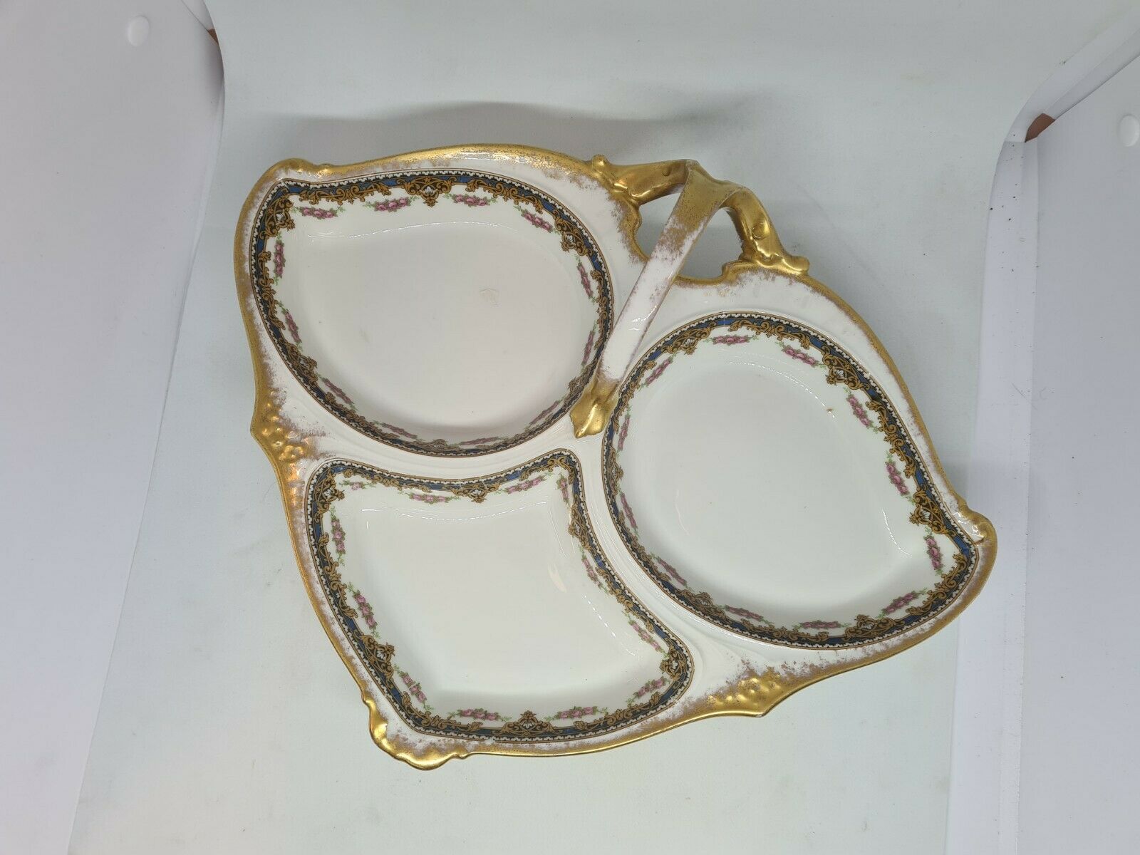 Limoges porcelain presentation dish