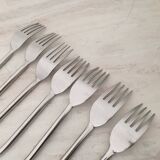 Twisted metal forks / spiral cutlery / twist