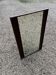 Grand miroir vintage osier bois