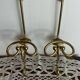Pair of brass hooks