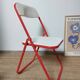 Chaise pliante vintage design italie cannage