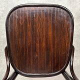 Dining chair in beech and bentwood by Thonet Uzhhorod Czechoslovakia