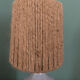 Ceramic lamp and vintage rope lampshade