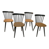 Set of 4 Scandinavian design chairs