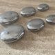Vintage paperweight series polished aluminum pebbles