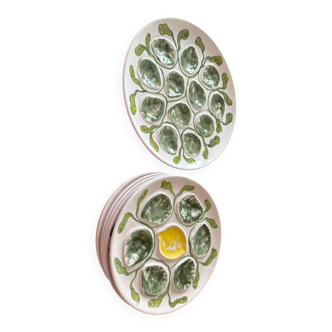 Oyster service signed Belon