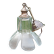 Flower petal glass pendant light, vintage Murano style