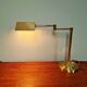 Articulated brass desk lamp, Boulanger (Belgium), 1970-80