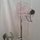 Lampadaire liseuse chrome brosse 60/70