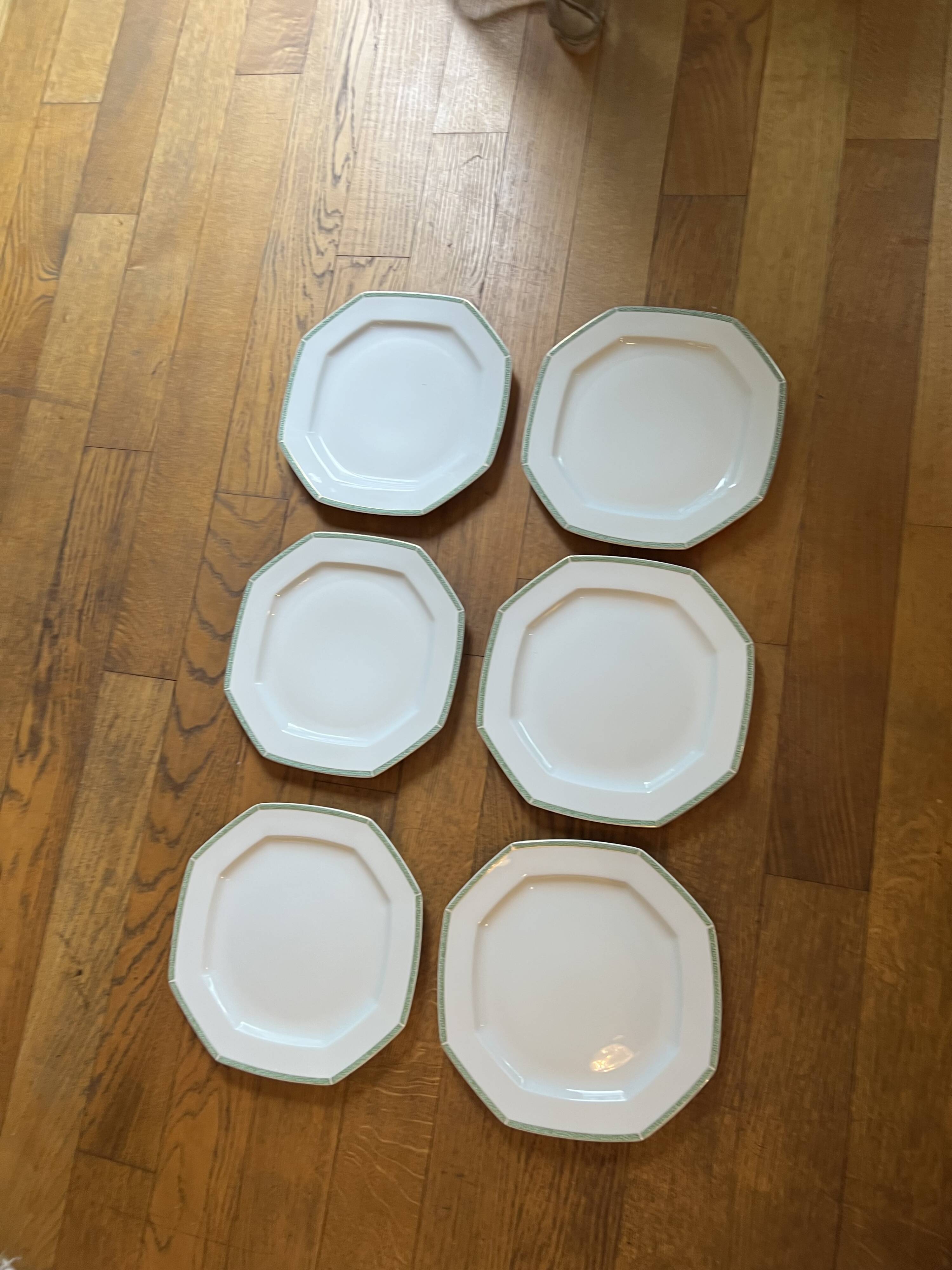 Service of 18 pieces in Limoges porcelain by Jammet-Seignolles – Celadon