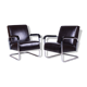 Bauhaus Leather Armchairs from Hynek Gottwald, Czech, 1930s, Set of 2
