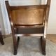 Art Deco wooden armchairs