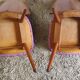 Duo of wooden chairs by Baumann - 60s/70s