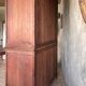 Glass-fronted bookcase