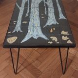Tiled coffee table from the 60s/70s