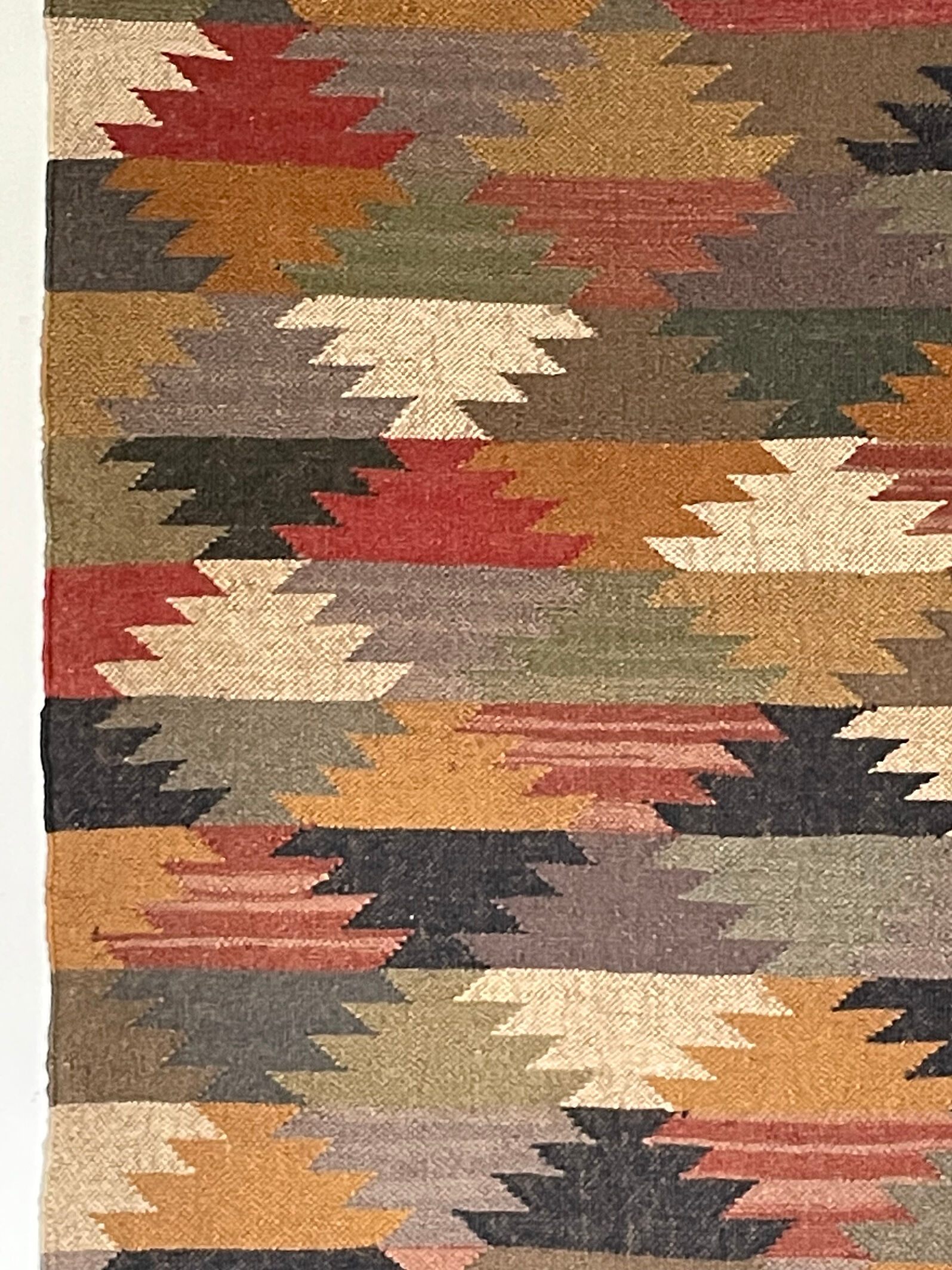 3 x 5, handmade jute-wool kilim rug, kilim carpet, 90x150cm