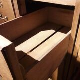 Former furniture of notary in oak 12 drawers 1930