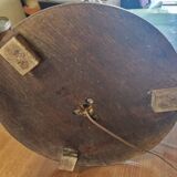 Oak floor lamp - In the style of Charles Dudouyt - Brutalist design