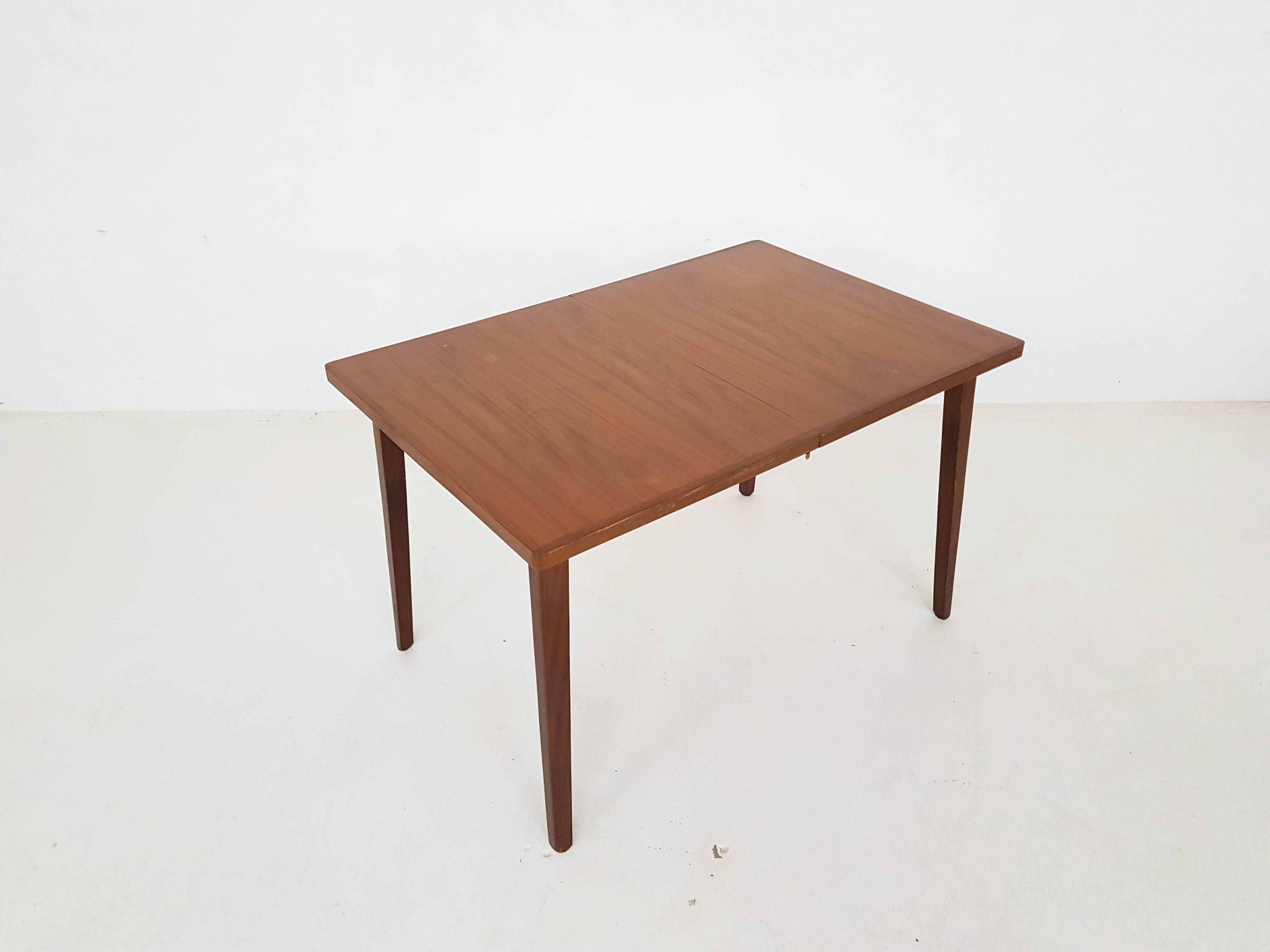 Vintage teak extendable dining table, The Netherlands 1960’s