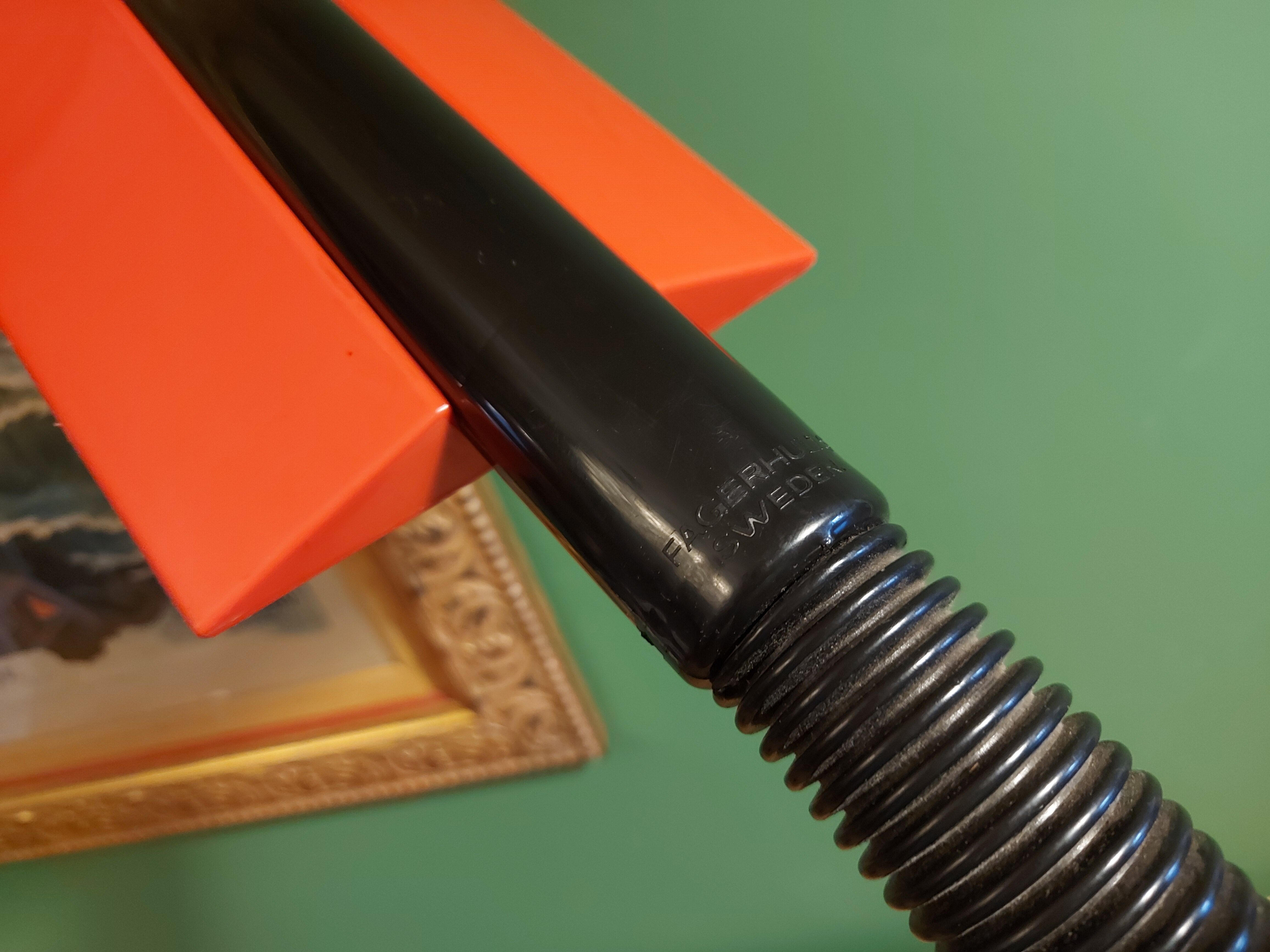 Red lamp annees 70's scandinavian design , fagerhults ( sweden )