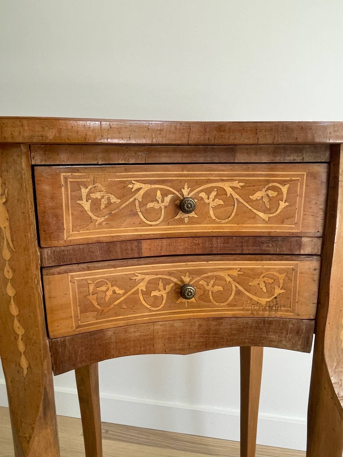 Louis XV style bedside or side table