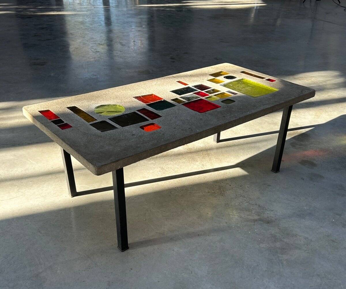 Jacques Avoinet - Unique coffee table from the 1960s
