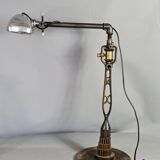 Industrial table or desk lamp, orientable. H.54 cm
