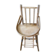 High wooden chair