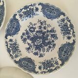 4 assiettes à dessert anglaises Ridgway Windsor bleues – Staffordshire
