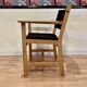 SUITE DE 4 FAUTEUILS ESTAMPILLE "HANS WEGNER" 1960.