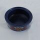 Vintage coffee set - blue and red flower patterns