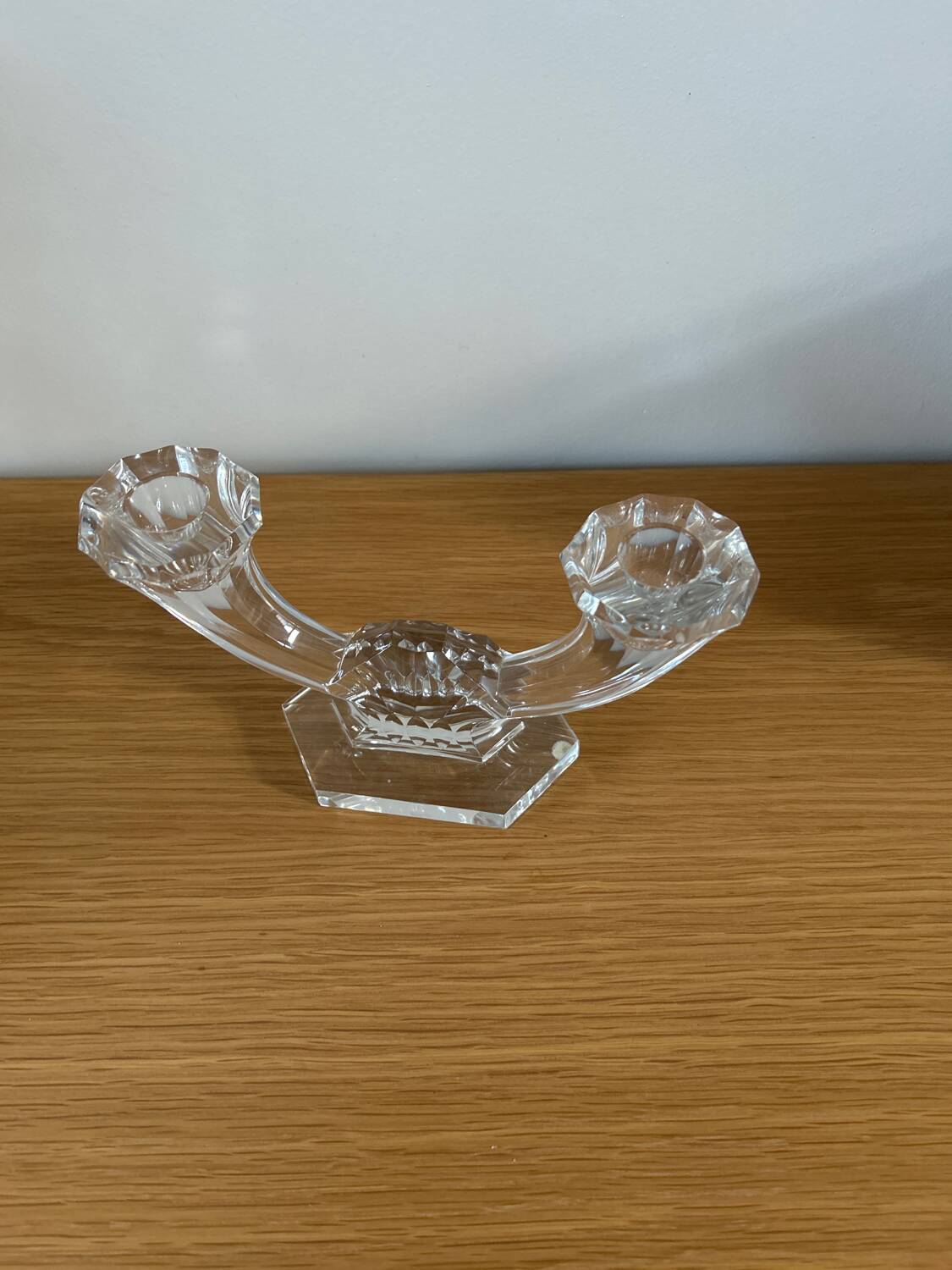 Saint Lambert crystal candlestick