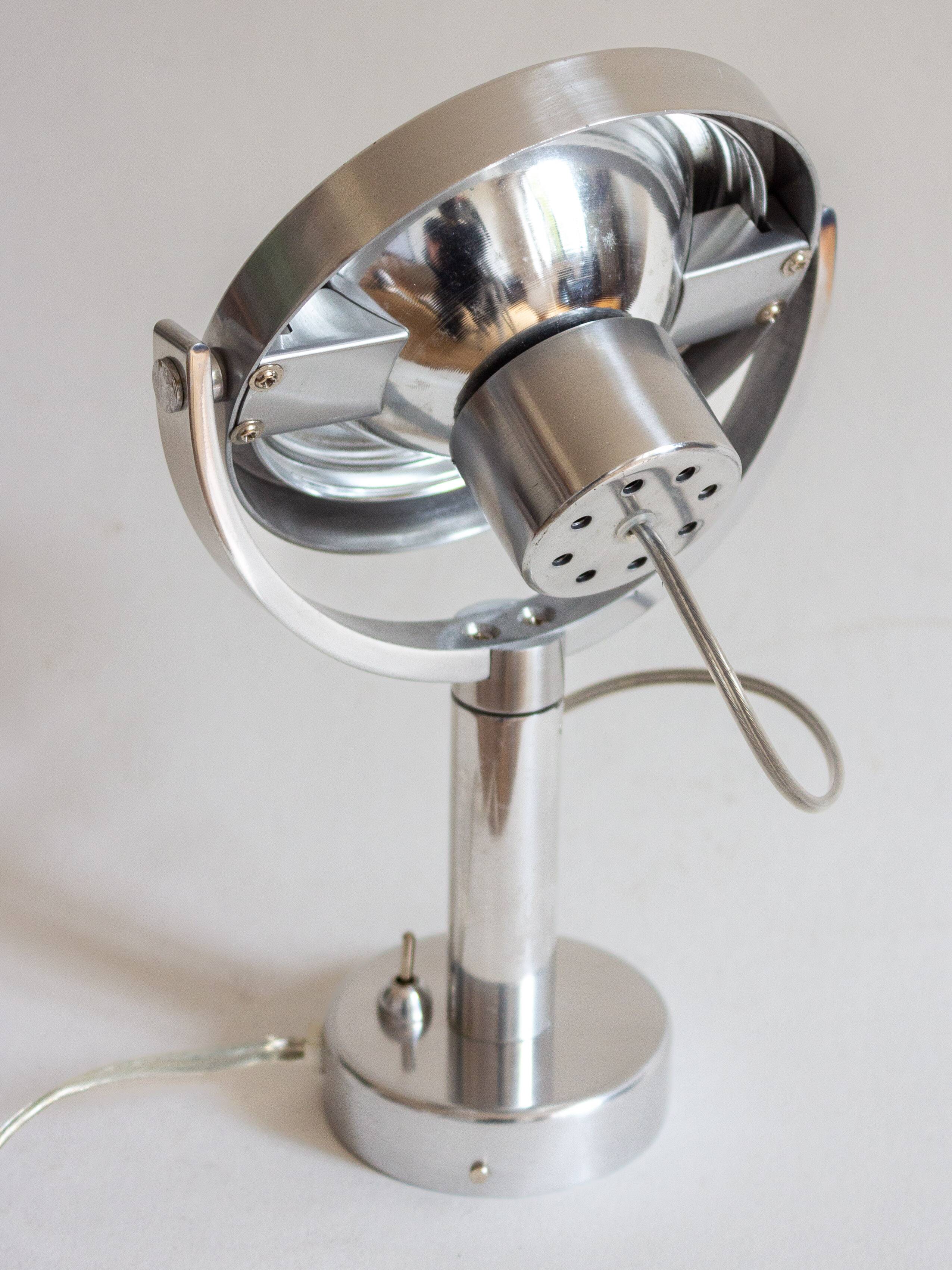 Brushed steel halogen wall lamp type V0207 ‘KLIMAT’, Ikea, 1990s