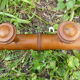 Portemanteau rustique en bois tourné à l'imitation du bambou 1900 4 patères