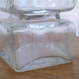 Series of 3 vintage glass vases, H Tynell 1960