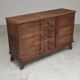 Oak buffet by René Gabriel, Reconstruction period 1950.