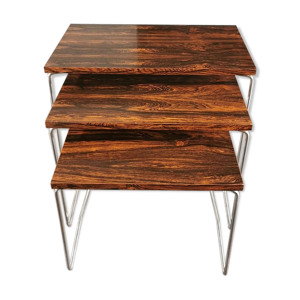 Set de 3 tables gigognes - 70s