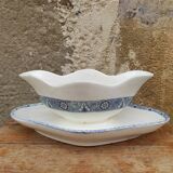 French vintage sauce boat, Salins E.C. Terre de Fer