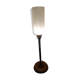 Lampe vintage laiton et opaline blanche