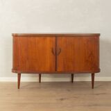 1950s corner cabinet with integrated bar compartment