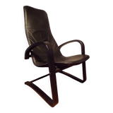 Scandinavian leather armchair