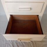 Old storage cabinet with two drawers