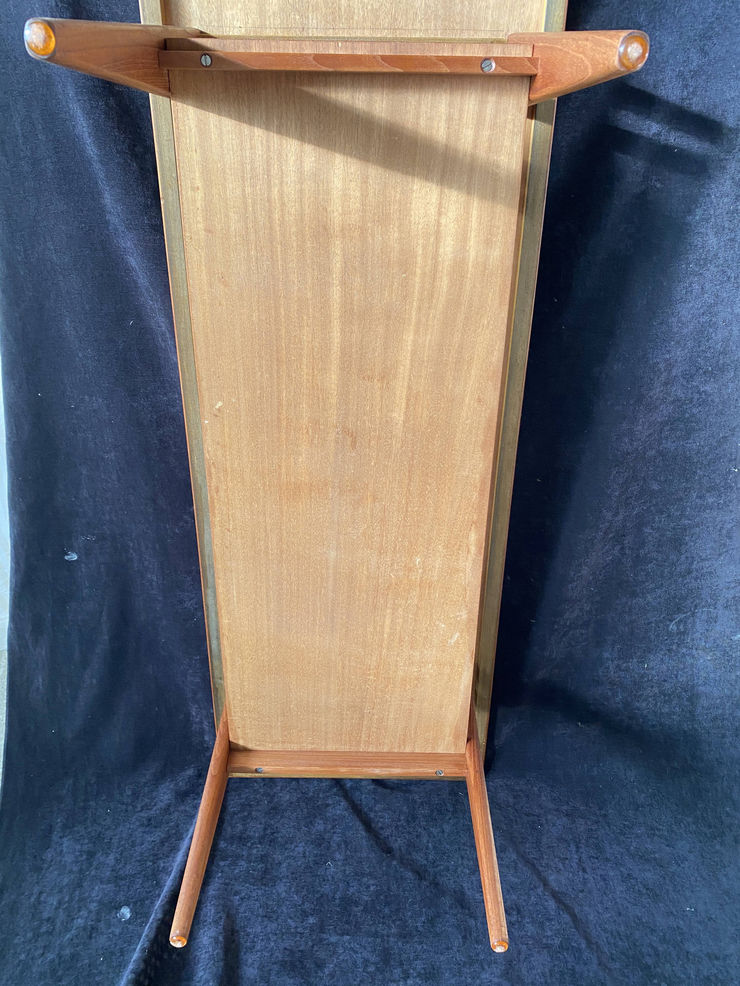 Scandinavian teak coffee table double top