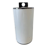 Vintage pedestal ashtray / floor ashtray with chrome accent